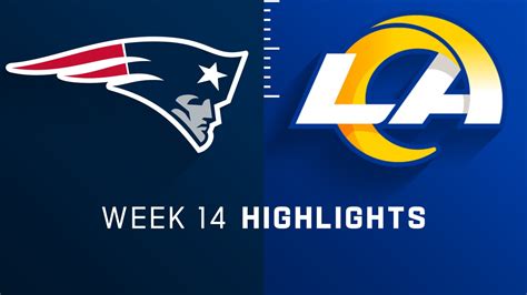 New England Patriots vs. Los Angeles Rams highlights | Week 14