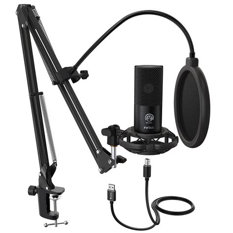 FIFINE T669 USB Microphone Bundle with Arm stand, Shock Mount and Pop | FIFINE MICROPHONE