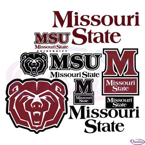 Bundle Logo Missouri State Bears and Lady Bears SVG Digital File