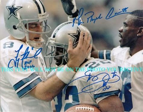 TROY AIKMAN EMMITT SMITH AND MICHAEL IRVIN SIGNED AUTOGRAPHED RP PHOTO ...