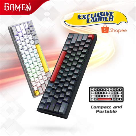 Jual GAMEN Titan V All-New Titan Series Keyboard Gaming Mechanical Compact and Portable Keyboard ...