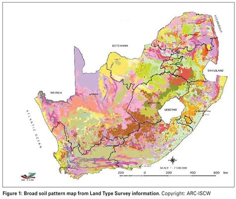 Map Of South Africa Natural Resources