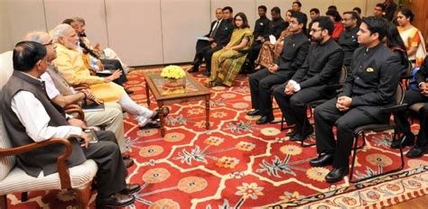 Probationers of Indian Foreign Service call on PM