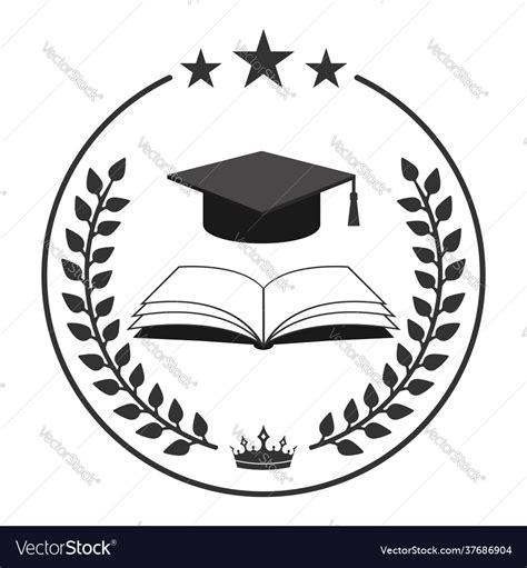 World education logo design Royalty Free Vector Image