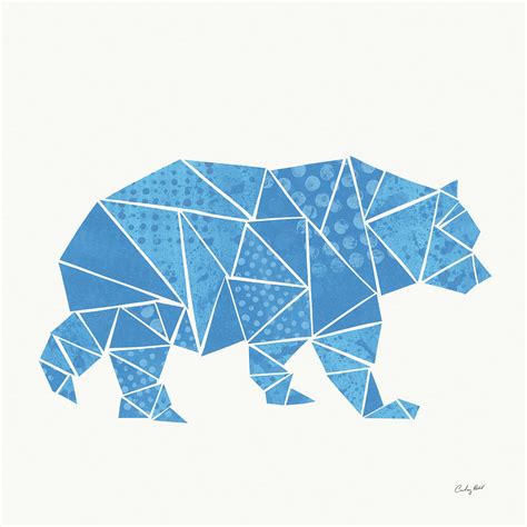 Geometric Animal I Painting by Courtney Prahl