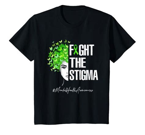 Fight The Stigma T-Shirt Mental Health Awareness Gift Shirt ...