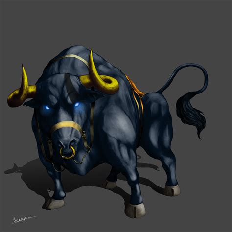 ArtStation - Blue Bull