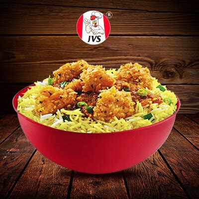 Chicken Popcorn Rice Bowl – JVS Fried Chicken