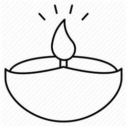 Diwali Lamp Drawing | Free download on ClipArtMag