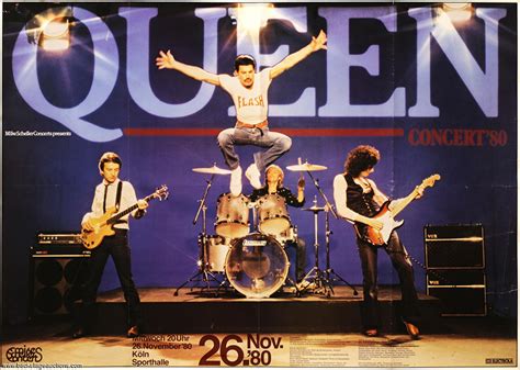 Concert: Queen live at the Sporthalle, Cologne, Germany [26.11.1980 ...