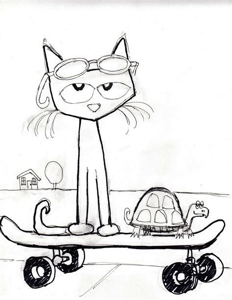 Pete the Cat Coloring Pages - Coloring Pages