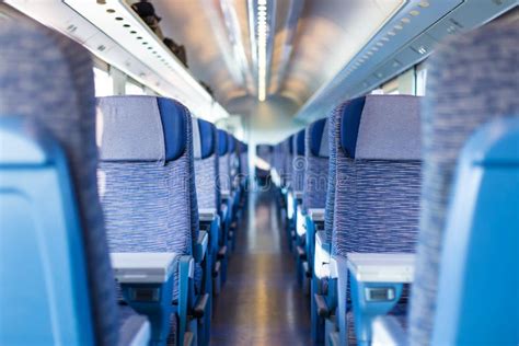 Blue Train Interior Stock Photo - Image: 42766282