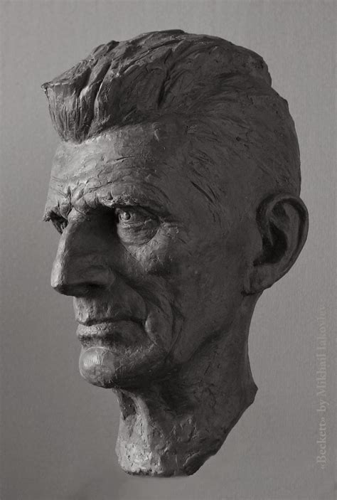 скульптура s c u l p t u r e: Samuel Beckett portrait sculpture