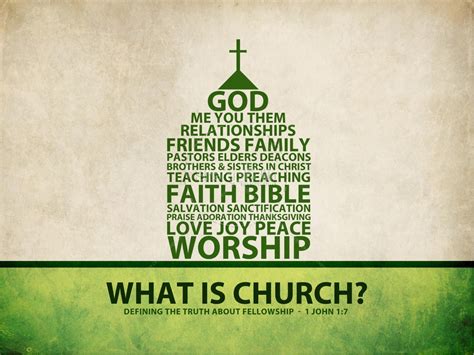 What Is Church Sermon PowerPoint Template