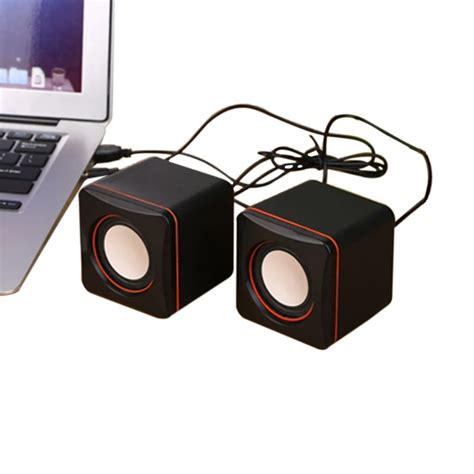 Vapeonly Desktop Mini Speaker Portable USB Wired Laptop Speakers Multimedia Computer Speaker 3 ...