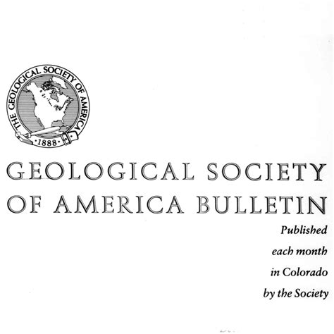 Geological Society of America Bulletin 1890-2010 : Free Texts : Free Download, Borrow and ...