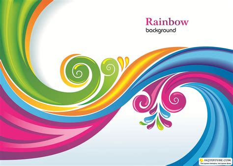 Rainbow Splashes Vector » Векторные клипарты, текстурные фоны ...