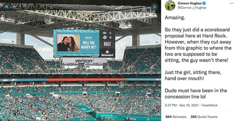 Miami Dolphins Fan Misses His Own Jumbotron Proposal at Hard Rock Stadium | Miami New Times