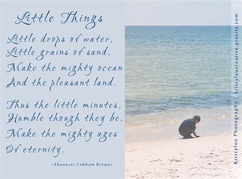 Little Things Poem By Ebenezer Cobham Brewer