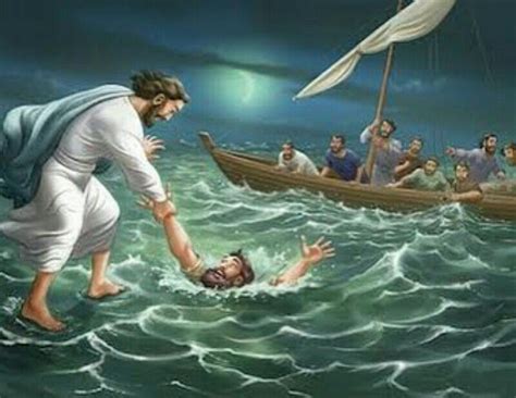 Pin on Christian | Jesus walk on water, Christian mythology, Bible