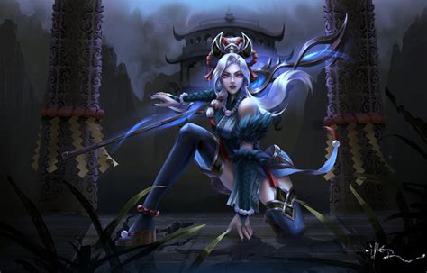 ArtStation - Snow moon Caitlyn