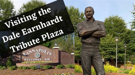 Visiting the Dale Earnhardt Tribute Plaza in Kannapolis, North Carolina ...