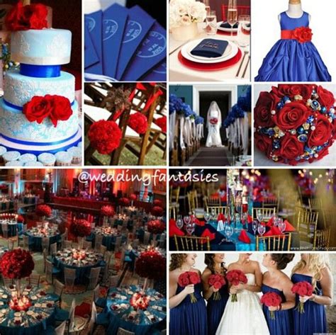 Maroon And Royal Blue Wedding - Decorate