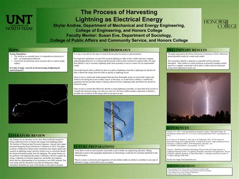 The Process of Harvesting Lightning as Electrical Energy - Side 1 of 1 - UNT Digital Library