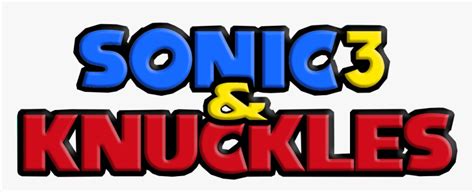 Sonic 3 And Knuckles Logo, HD Png Download , Transparent Png Image ...