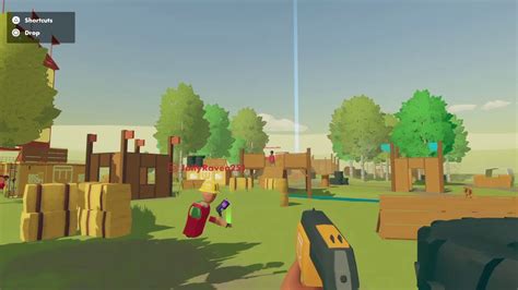 Rec Room paintball destroying - YouTube