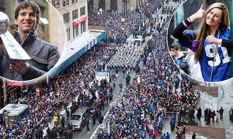 Super Bowl 2012 winners New York Giants honoured with parade and keys ...