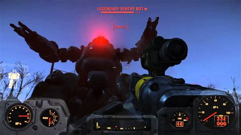 Fallout 4 Legendary Securitron Fight. - YouTube