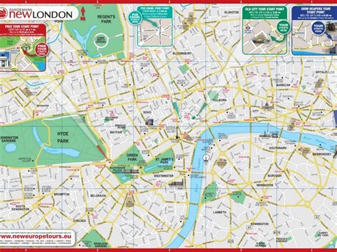 Printable London Street Map | Globalsupportinitiative pertaining to London Street Map Printable ...