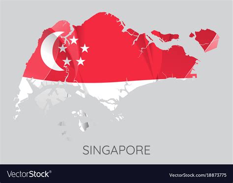 Map singapore Royalty Free Vector Image - VectorStock