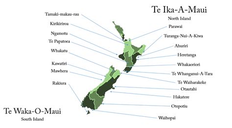 Te Reo Maori: New Zealand Place Names in Māori