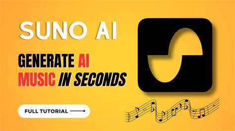 Suno AI Full Tutorial - Generate Amazing AI Songs In Seconds 🎵 - YouTube