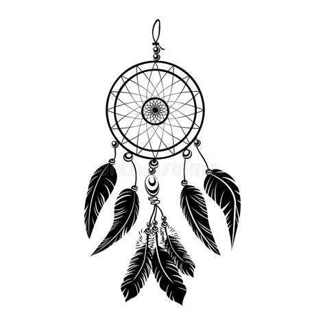 Dreamcatcher White Stock Illustrations ... | Dreamcatcher tattoo, Dream ...