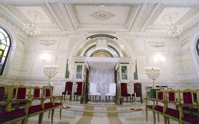 The charming Beth-El Synagogue in Casablanca, Morocco, a treasure among many of the Jewish ...