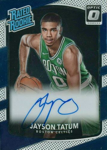 Jayson Tatum Rookie Card Guide, Top RC List, Best Autographs