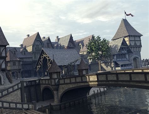 Medieval Docks | Daz 3D