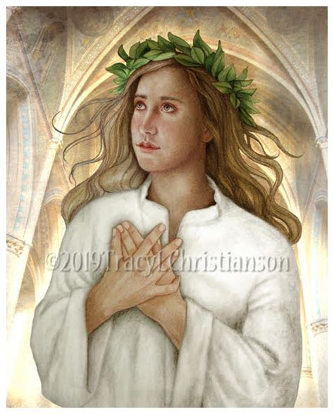 St. Christina the Astonishing Print - Portraits of Saints