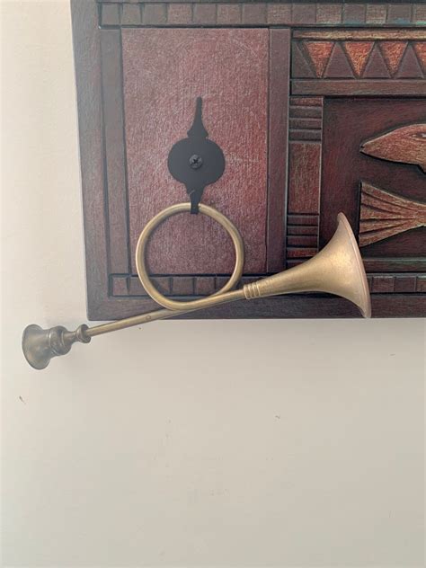 Vintage Brass Decorative Horn Bugle Trumpet - Etsy