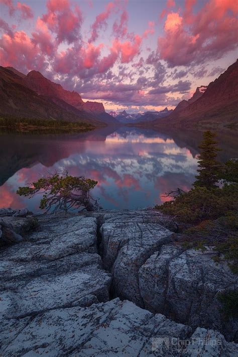 Sunrise Reflections, Saint Mary Lake by Chip Phillips - Photo 170466155 - 500px | Sunrise, Fine ...