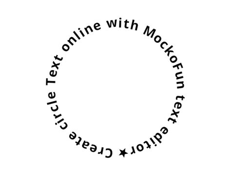 Circle Text - MockoFUN