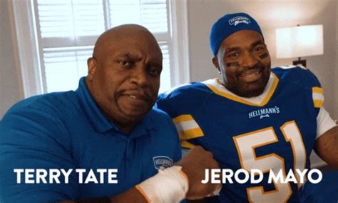 Office Linebacker Terry Tate passes the patrolling torch to Jerod Mayo ...