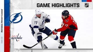 Lightning @ Capitals 4/6 l NHL Highlights 2022 by @NHL - eDayFm