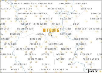 Bitburg (Germany) map - nona.net