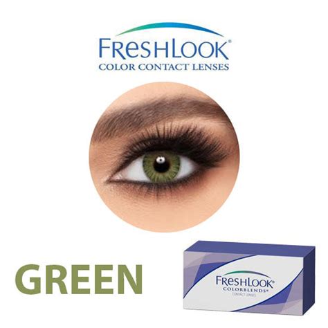 FreshLook Colorblends, Green - Box of 2 Monthly Contact Lenses – Vision Opticians