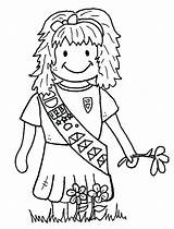 Girl Scout Brownie Coloring Pages At GetDrawings  Free Download sketch template