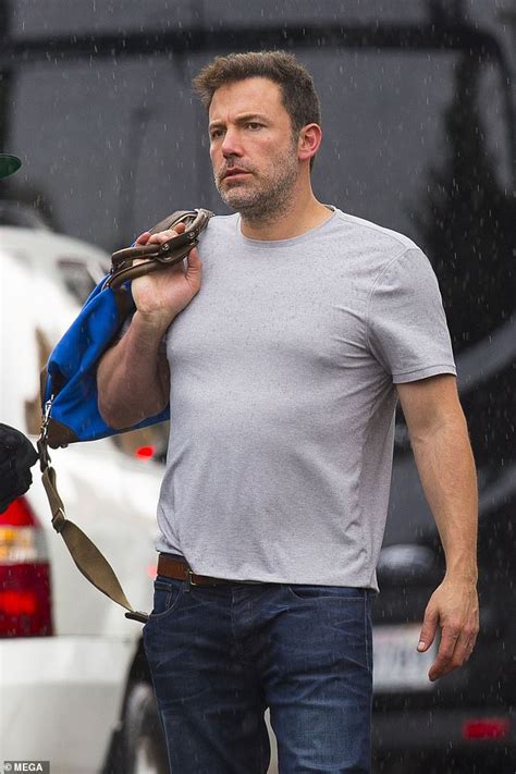 Ben Affleck hangs out in the rain on the set of film Deep Water in New Orleans | Daily Mail Online